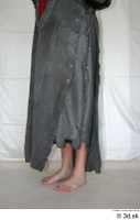  Photos Medieval Woman in grey dress 1 grey dress historical Clothing leg lower body 0005.jpg